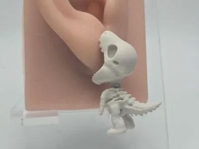 Dino Skelly Chompers Earrings earrings, photo by LoFi Layers